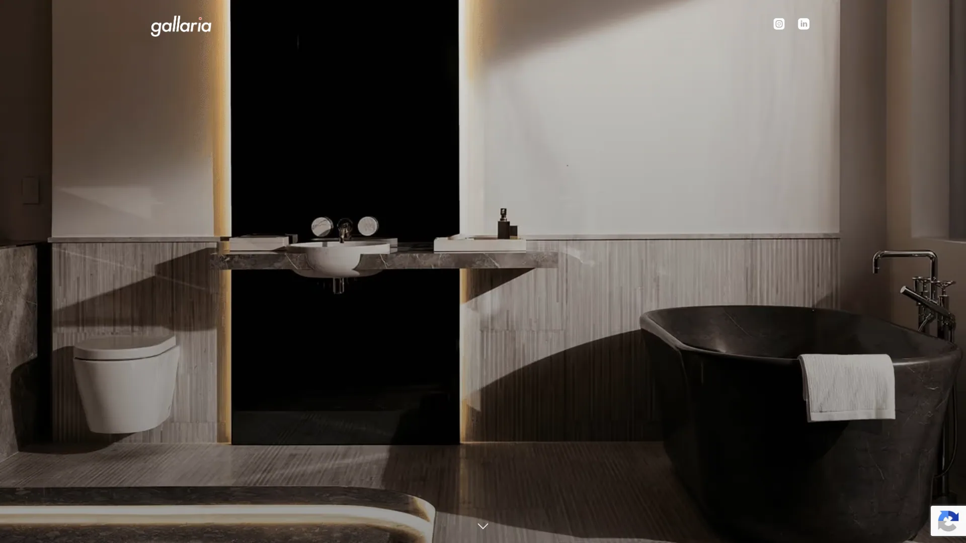 Gallaria — Intelligent Bathroom Showcase & Store — Gallaria project screenshot