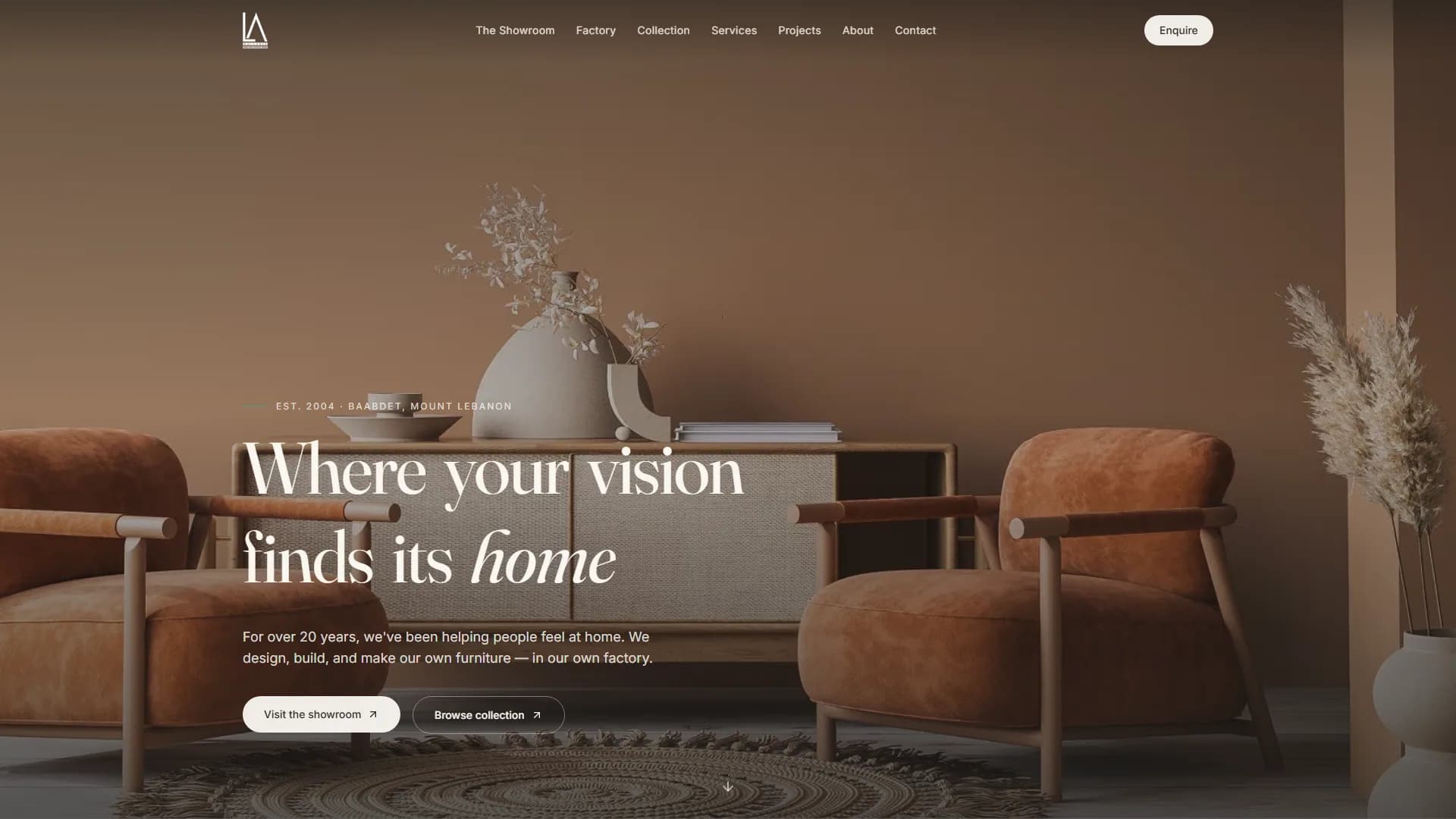 Gallery LA — Design, Build & In-House Furniture — Gallery LA project screenshot