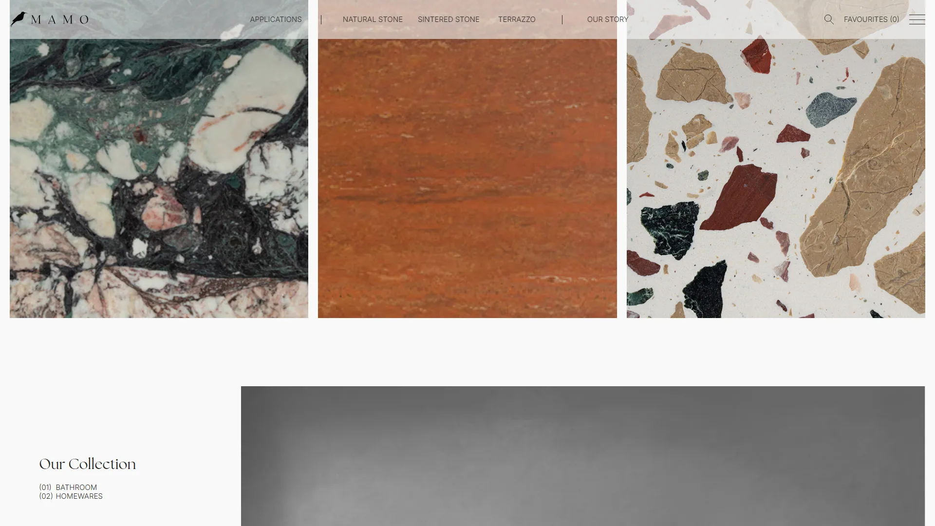 MAMO — Stone Art: Premium Surfaces Catalogue — MAMO Australia project screenshot