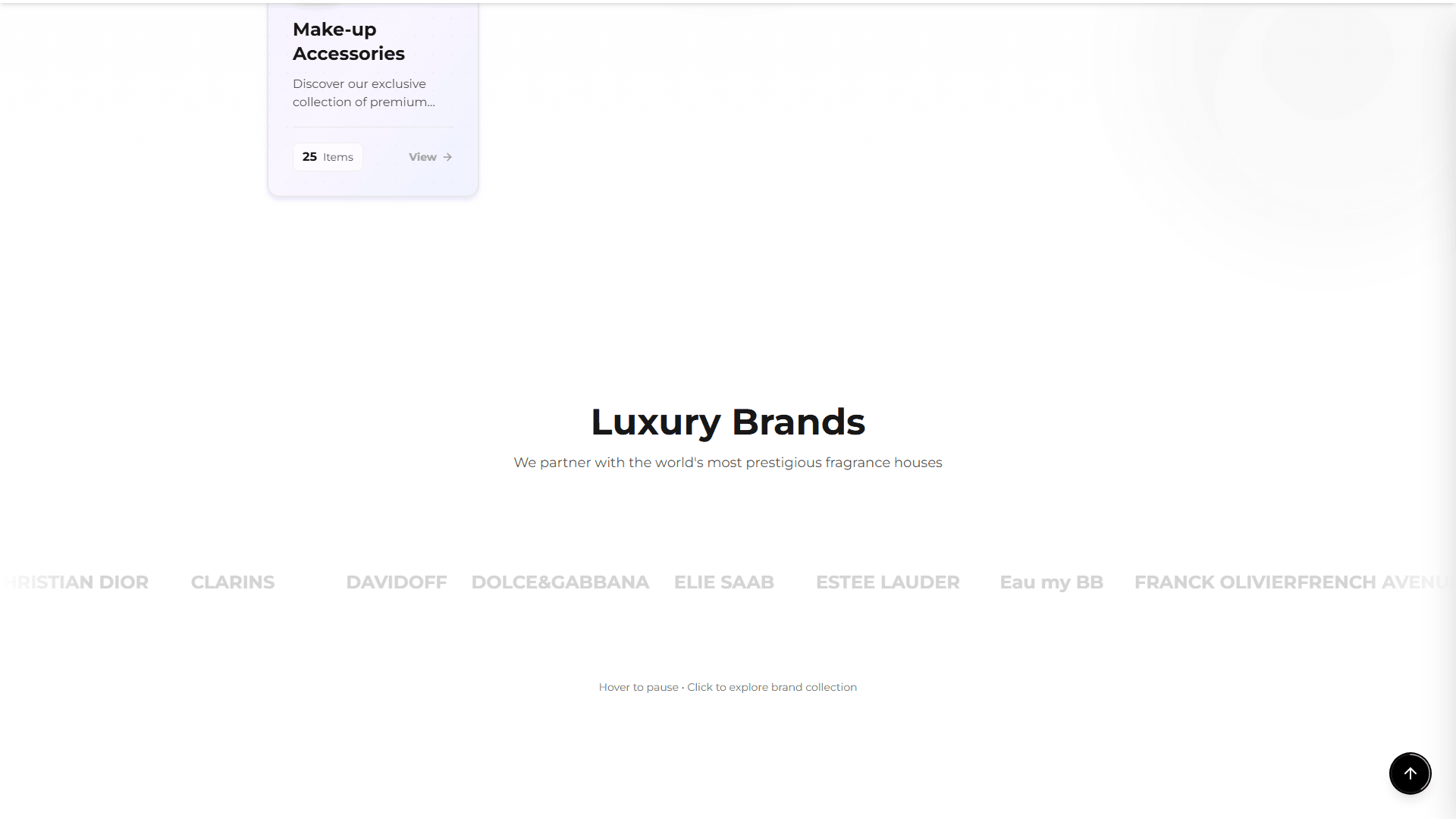 Product catalog with filters