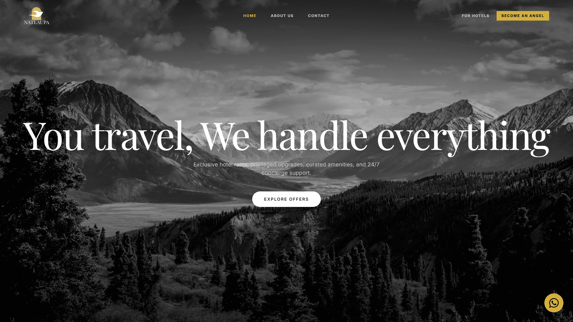 Natlaupa Luxury Hotel Booking Platform — Natlaupa project screenshot