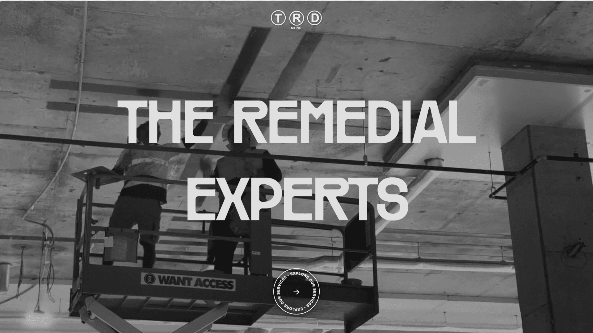 TRD Structural Remediation Website — TRD (Tension Reinforced Developments) project screenshot