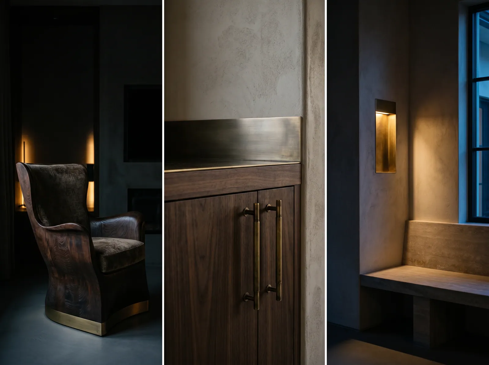 Sculptural bespoke lounge chair